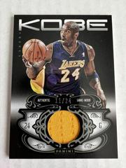 Kobe Bryant [Memorabilia] #29 Basketball Cards 2012 Panini Kobe Anthology Prices