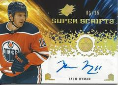 Zach Hyman [Gold] Hockey Cards 2021 SPx Signatures Prices