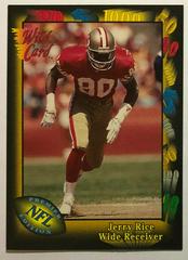 Jerry Rice Football Cards 1991 Wild Card Prices