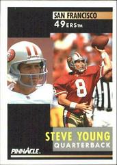 Steve Young #201 Football Cards 1991 Pinnacle Prices
