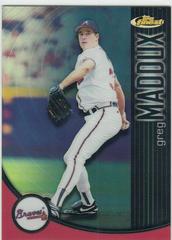 Greg Maddux [Refractor] Baseball Cards 2001 Finest Prices