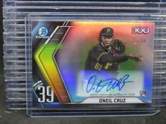 Oneil Cruz [Refractor] #CRA-OC Baseball Cards 2022 Bowman Chrome Rookie Autographs Prices