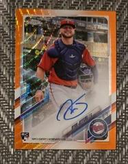 Ryan Jeffers [Orange Refractor] #RA-RJ Baseball Cards 2021 Topps Chrome Rookie Autographs Prices