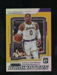 Russell Westbrook [Gold] Basketball Cards 2021 Panini Donruss Optic Elite Dominators Prices