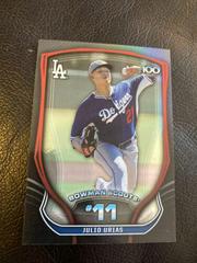 Julio Urias Baseball Cards 2015 Bowman Scout's Top 100 Prices