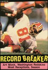 Art Monk [Record Breaker] #5 Football Cards 1985 Topps Prices