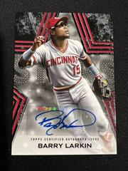 Barry Larkin [Black] Baseball Cards 2023 Topps Series 1 Stars Autographs Prices