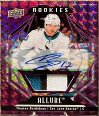 Thomas Bordeleau [Purple Diamond Autograph Patch] #141 Hockey Cards 2022 Upper Deck Allure Prices