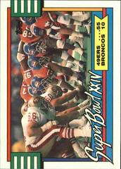 Super Bowl XXIV #5 Football Cards 1990 Topps Tiffany Prices