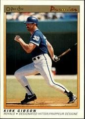 Kirk Gibson #50 Baseball Cards 1991 O Pee Chee Premier Prices