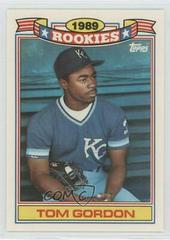 Tom Gordon Baseball Cards 1990 Topps Glossy Rookies Prices