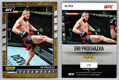 Jiri Prochazka [Gold] #P23 Ufc Cards 2022 Panini Instant UFC Paramount Prices