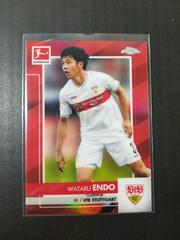 Wataru Endo [Red Refractor] Soccer Cards 2021 Topps Chrome Bundesliga Prices