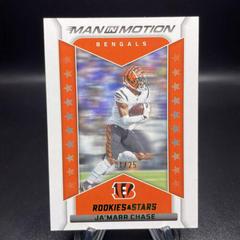 Ja'Marr Chase [Green] Football Cards 2022 Panini Rookies & Stars Man In Motion Prices