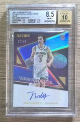 Josh Giddey [Blue] Basketball Cards 2021 Panini Recon True Potential Signatures Prices