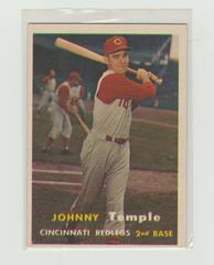 Johnny Temple #9 Baseball Cards 1957 Topps Prices