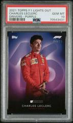 Charles Leclerc [Purple] Racing Cards 2021 Topps Formula 1 Lights Out Prices