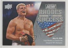 Cody Rhodes [Silver] #RS-6 Wrestling Cards 2021 Upper Deck AEW Rhodes to Success Prices