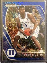 Zion Williamson [Blue Shimmer Prizm] #63 Basketball Cards 2021 Panini Prizm Draft Picks Prices
