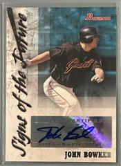 John Bowker [autograph] Baseball Cards 2007 Bowman Signs of the Future Prices