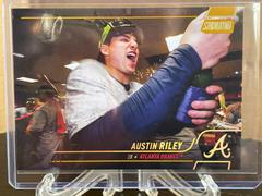 Austin Riley [Rainbow Foil] #212 Baseball Cards 2022 Stadium Club Prices