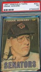 Frank Howard #201 Baseball Cards 1967 Venezuela Topps Prices