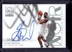 Elton Brand #SHS-EBR Basketball Cards 2022 Panini Noir Shadow Signatures Prices