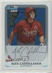 Alex Castellanos [International] #BP13 Baseball Cards 2011 Bowman Prospects Prices