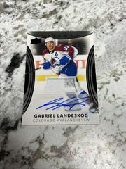 Gabriel Landeskog [Black Foil Patch Autograph] #99 Hockey Cards 2022 Upper Deck Trilogy Prices