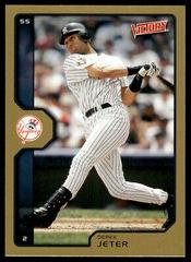 Derek Jeter [Gold] #217 Baseball Cards 2002 Upper Deck Victory Prices