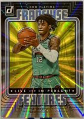 Ja Morant [Yellow Laser] Basketball Cards 2020 Donruss Franchise Features Prices