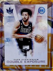 Cade Cunningham [Amethyst] #15 Basketball Cards 2022 Panini Court Kings Double Exposure Prices