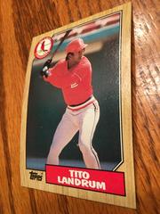 Tito Landdrum Baseball Cards 1987 Topps Prices