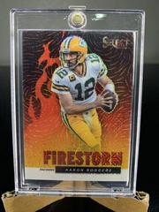 Aaron Rodgers [Gold] #FS-1 Football Cards 2021 Panini Select Firestorm Prices