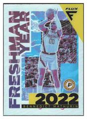 Bennedict Mathurin [Silver] #4 Basketball Cards 2022 Panini Flux Freshman Year Prices