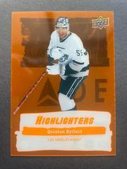 Quinton Byfield [Orange] #HL-10 Hockey Cards 2022 Upper Deck Highlighters Prices