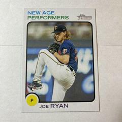 Joe Ryan #NAP-18 Baseball Cards 2022 Topps Heritage New Age Performers Prices