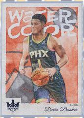 Devin Booker [Violet] #17 Basketball Cards 2022 Panini Court Kings Water Color Prices