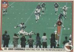 St. Louis Cardinals [Waiting for the Reinforcements] #46 Football Cards 1983 Fleer Team Action Prices