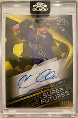 Colton Welker [Gold] #SFA-CW Baseball Cards 2022 Topps Chrome Black Super Futures Autographs Prices