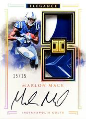 Marlon Mack [Helmet, Glove Autograph] #138 Football Cards 2017 Panini Impeccable Prices