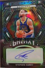 Stephen Curry [Green] Basketball Cards 2021 Panini Obsidian Galaxy Autographs Prices