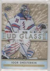 Igor Shesterkin [Gold] #GS-25 Hockey Cards 2021 Upper Deck Ovation UD Glass Stars Prices