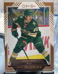 Marco Rossi [Bronze] Hockey Cards 2022 Upper Deck O Pee Chee Glossy Prices