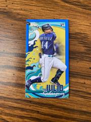 Julio Rodriguez [Blue] #MRIP-JR Baseball Cards 2022 Topps Rip Mini Prices