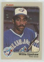 Willie Upshaw Baseball Cards 1983 Fleer Prices
