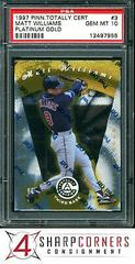 Matt Williams [Platinum Gold] #3 Baseball Cards 1997 Pinnacle Totally Certified Prices
