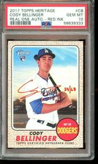 Cody Bellinger [Red Ink] #CB Baseball Cards 2017 Topps Heritage Real One Autographs Prices
