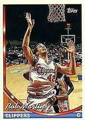 Bob Martin Basketball Cards 1993 Topps Prices