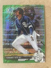 Fernando Tatis Jr. [Green Shimmer] #BCP160 Baseball Cards 2017 Bowman Chrome Prospects Prices